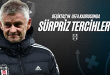 Beşiktaş'ın UEFA Kadrosunda Sürpriz Tercihler !
