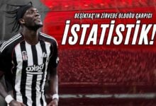 Beşiktaş'ın Zirvede Olduğu Çarpıcı İstatistik!