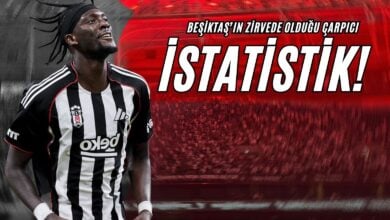 Beşiktaş'ın Zirvede Olduğu Çarpıcı İstatistik!