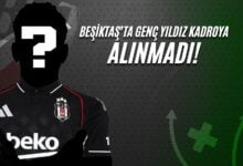 Beşiktaş'ta Genç Yıldız Kadroya Alınmadı!
