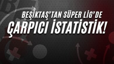 Beşiktaş'tan Süper Lig'de Çarpıcı İstatistik!