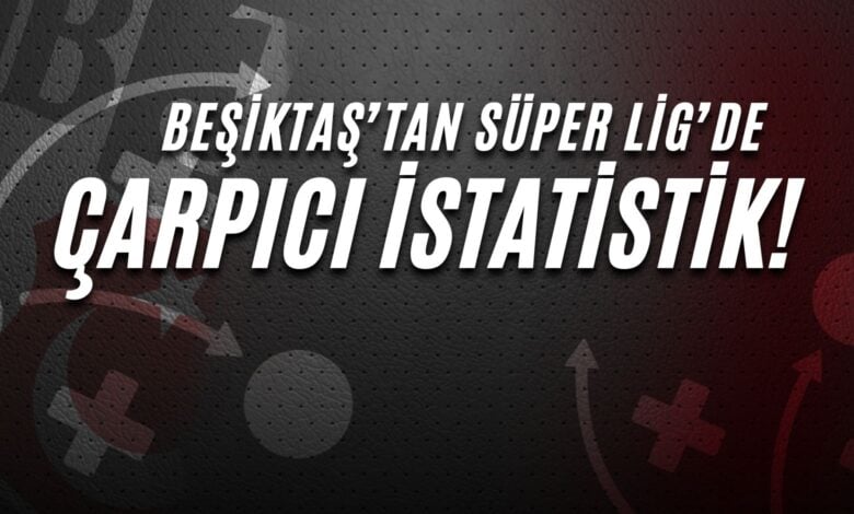 Beşiktaş'tan Süper Lig'de Çarpıcı İstatistik!