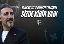 Bülent Uslu'dan Sert Eleştiri Sizde Kibir Var!