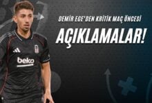 Demir Ege'den Kritik Maç Öncesi Açıklamalar!