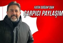 Fatih Doğan’dan Çarpıcı Paylaşım!