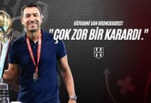 Giovanni Van Bronckhorst Çok zor bir karardı.