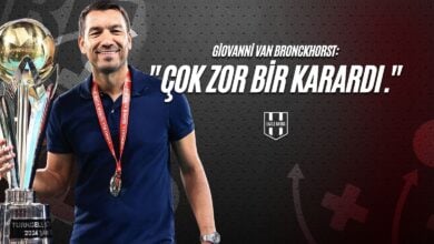 Giovanni Van Bronckhorst Çok zor bir karardı.