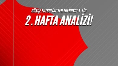 Gökçe Futbolist’ten Trendyol 1. Lig 2. Hafta Analizi!