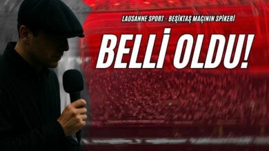 Lausanne Sport - Beşiktaş Maçının Spikeri Belli Oldu!