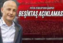 Peter Zeidler'den Çarpıcı Beşiktaş Açıklaması!