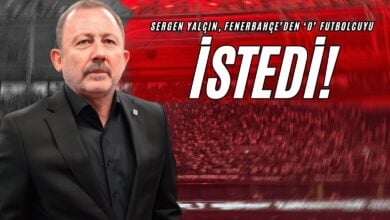 Sergen Yalçın, Fenerbahçe’den ‘O’ Futbolcuyu İstedi!