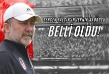 Sergen Yalçın'ın Teknik Kadrosu Belli Oldu!