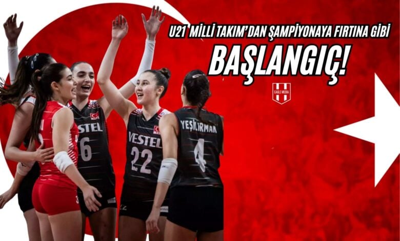 U21 Milli Takım’dan Şampiyonaya Fırtına Gibi