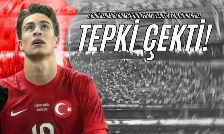 Abdülkerim Bardakçı’nın Kenan Yıldız’a Yaptığı Hareket Tepki Çekti!