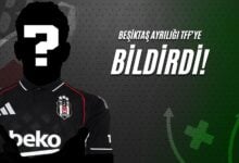 Beşiktaş Ayrılığı TFF'ye Bildirdi!