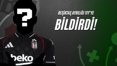 Beşiktaş Ayrılığı TFF'ye Bildirdi!