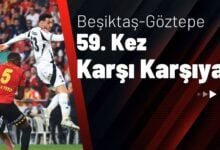 Beşiktaş-Göztepe 59. Kez Karşı Karşıya!