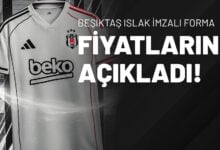 Beşiktaş Islak İmzalı Forma Fiyatlarını Açıkladı