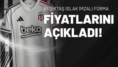 Beşiktaş Islak İmzalı Forma Fiyatlarını Açıkladı
