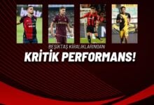 Beşiktaş Kiralıklarından Kritik Performans