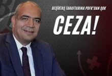 Beşiktaş Taraftarına PDFK'dan Şok Ceza!