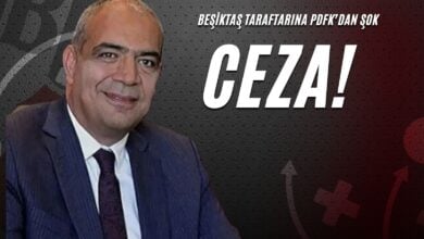 Beşiktaş Taraftarına PDFK'dan Şok Ceza!