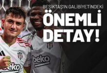 Beşiktaş’ın Galibiyetindeki Önemli Detay!
