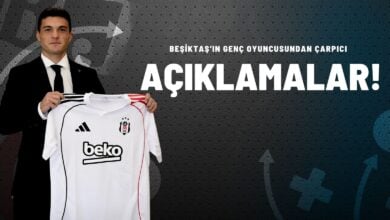 Beşiktaş'ın Genç Oyuncusundan Çarpıcı Açıklamalar!