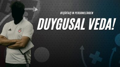Beşiktaş'ın Personelinden Duygusal Veda!