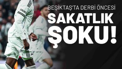 Beşiktaş’ta Derbi Öncesi Sakatlık Şoku!