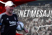 Beşiktaş’ta Sergen Yalçın’dan Yönetim’e Net Mesaj!
