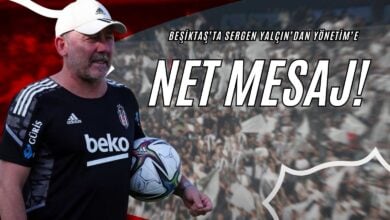Beşiktaş’ta Sergen Yalçın’dan Yönetim’e Net Mesaj!