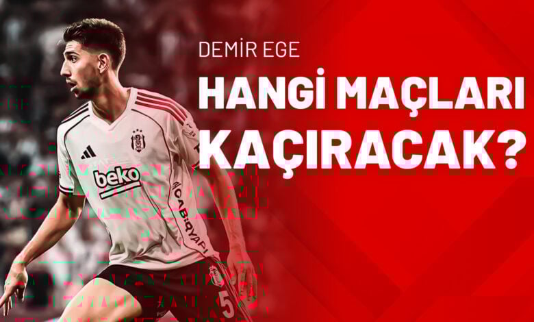 Demir Ege Hangi Maçları Kaçıracak