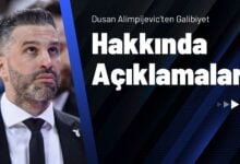 Dusan Alimpijevic'ten Galibiyet Hakkında Açıklamalar!