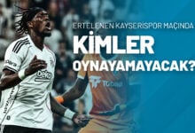 Ertelenen Kayserispor Maçında Kimler Oynayamayacak