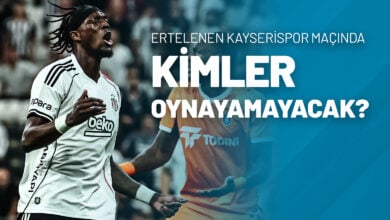 Ertelenen Kayserispor Maçında Kimler Oynayamayacak