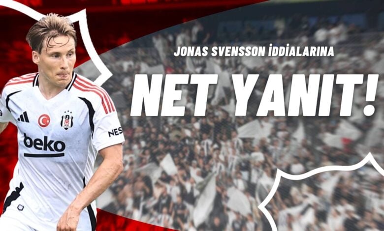 Jonas Svensson iddialarına Net Yanıt!