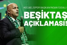 Kocaelispor Başkanı’ndan İddialı Beşiktaş Açıklaması!