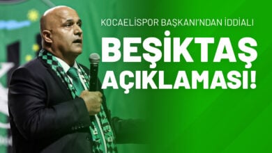 Kocaelispor Başkanı’ndan İddialı Beşiktaş Açıklaması!