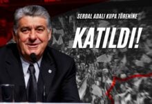 Serdal Adalı Kupa Törenine Katıldı!