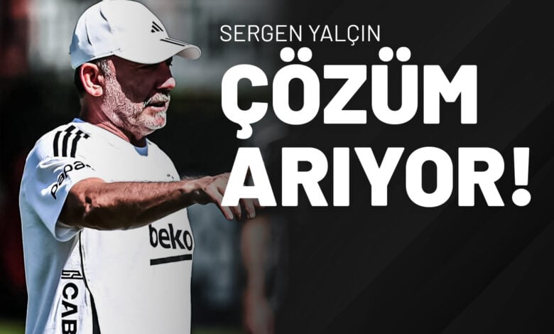 Sergen Yalçın Çözüm Arıyor!