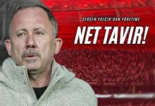 Sergen Yalçın'dan Yönetime Net Tavır!