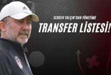 Sergen Yalçın’dan Yönetime Transfer Listesi!