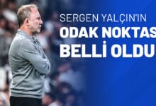Sergen Yalçın'ın Odak Noktası Belli Oldu!