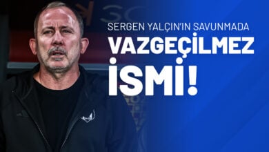 Sergen Yalçın’ın Savunmada Vazgeçilmezi İsmi!Sergen Yalçın’ın Savunmada Vazgeçilmezi İsmi!