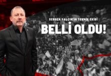 Sergen Yalçın’ın Teknik Ekibi Belli Oldu!
