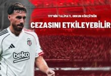 TFF'nin Talimatı, Orkun Kökçü'nün Cezasını Etkileyebilir!