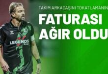 Takım Arkadaşını Tokatlamanın Faturası Ağır Oldu!