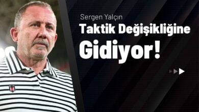 Sergen Yalçın Taktik Değişikliğine Gidiyor!