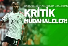 Başakşehir Karşısında Djaló'dan Kritik Müdahaleler!